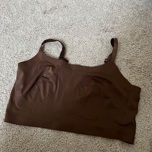 Brown bra